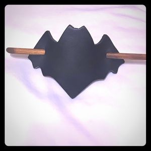 Leather hair accessory